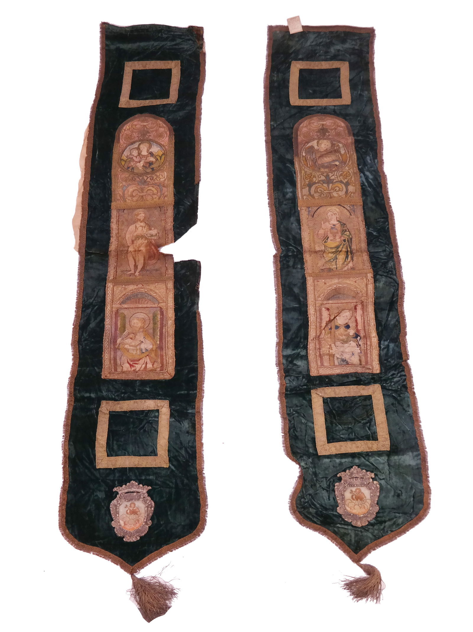 Pair of Renaissance Spanish Embroidered Hangings (1 of 20)