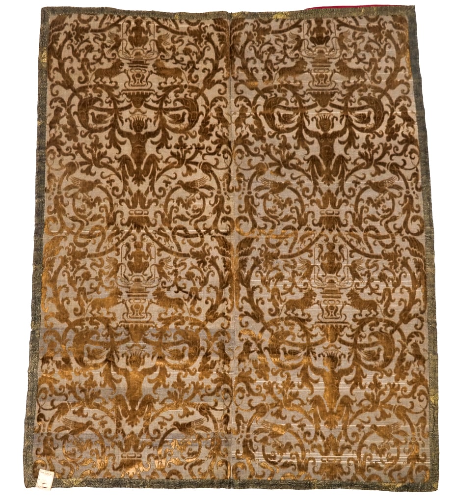 Renaissance Revival Gold & Silk Velvet Cover (1 of 11)