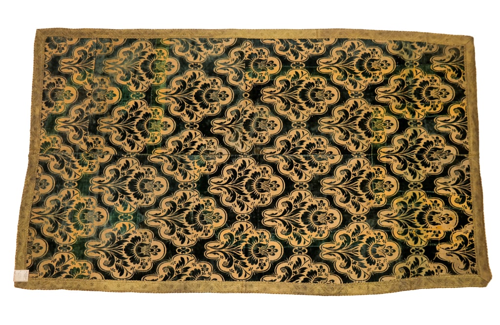 19th C. Gold & Silk Velvet Cover (1 of 8)