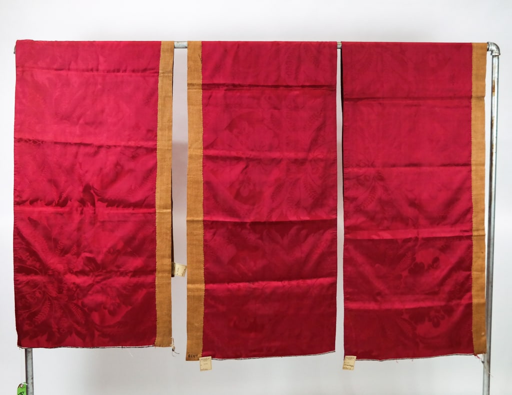 3 18th/19th C. French Silk Damask Valances (1 of 9)