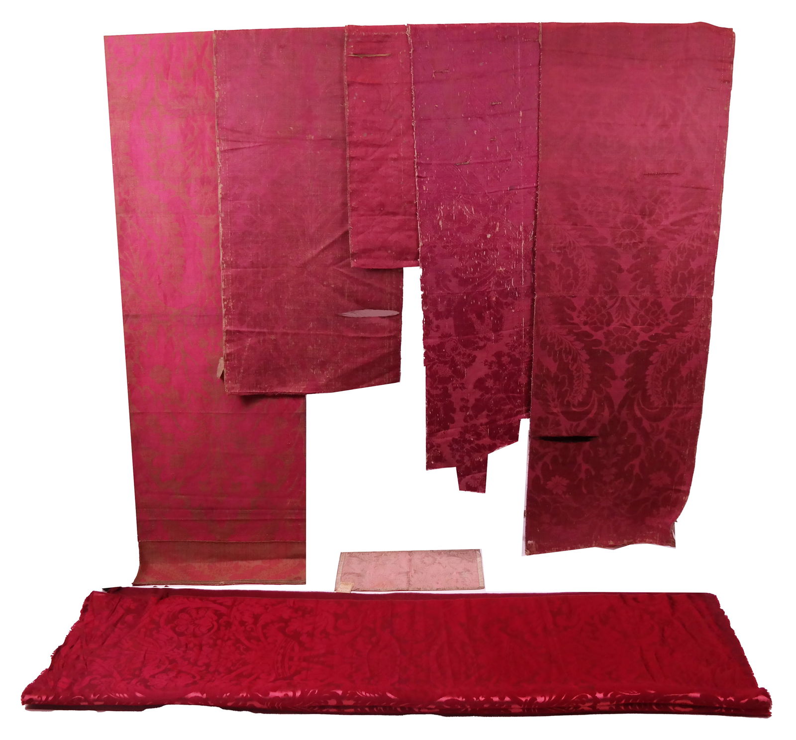 Group of 7 18th-19th C. Brocatelle Panels (1 of 20)