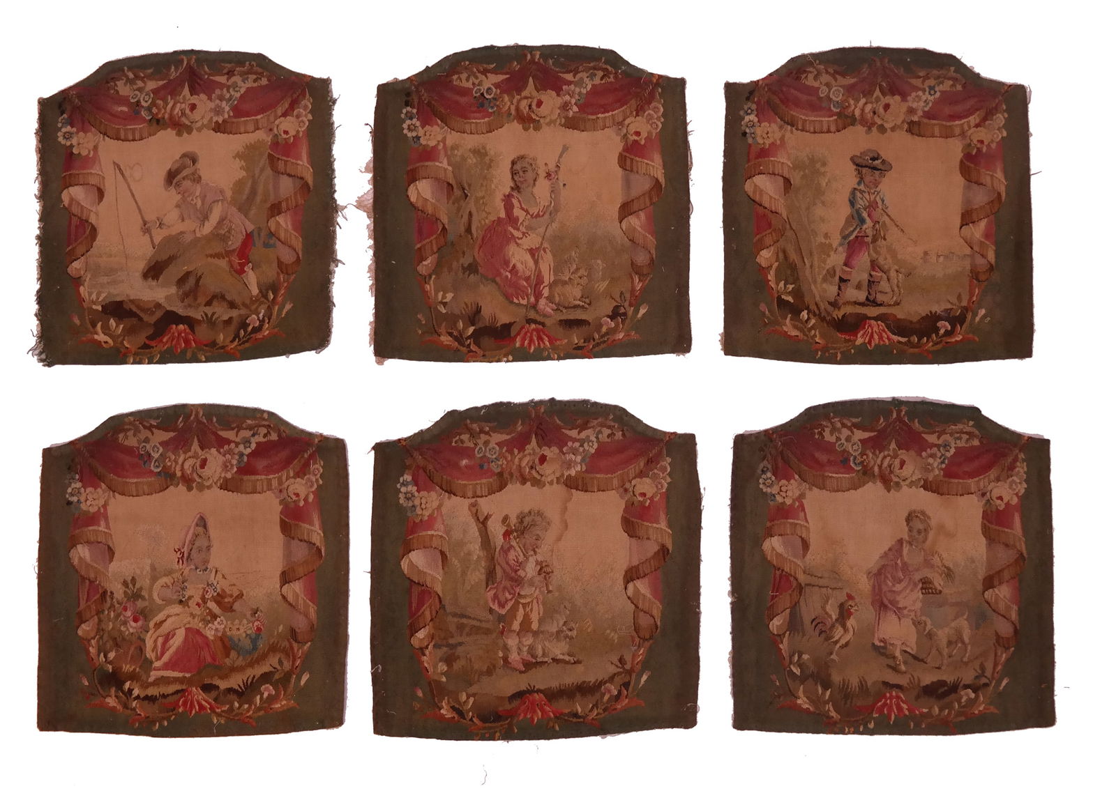 6 French 18th C. Tapestries Aft. Francois Boucher (1 of 20)