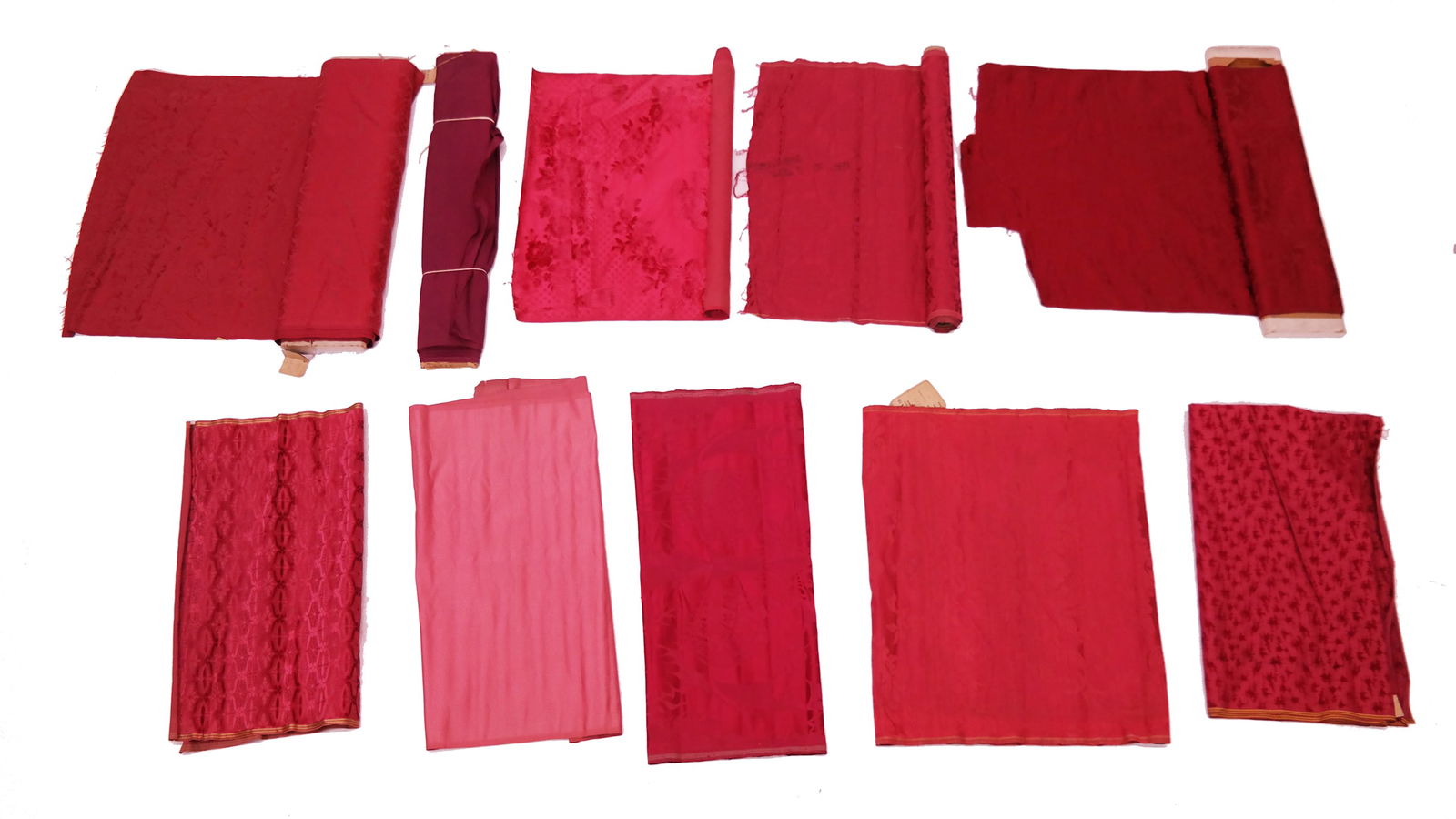 17th/18th C. Style Red Damasks & Velvets (10) (1 of 12)