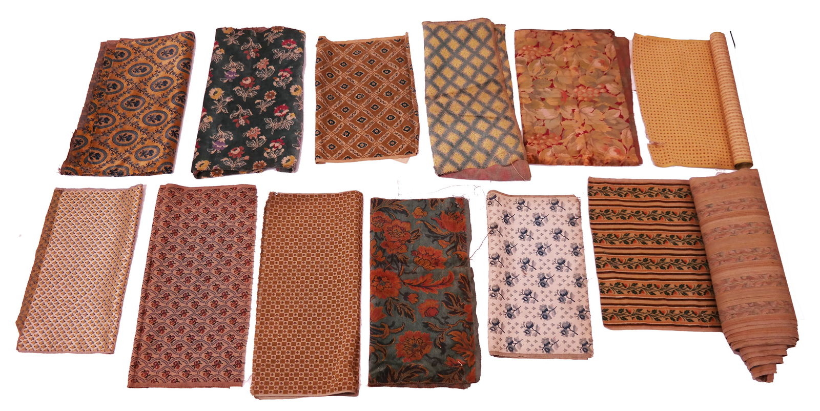 1920s/1930s Wool Rayon Upholstery Fabrics (12) (1 of 20)