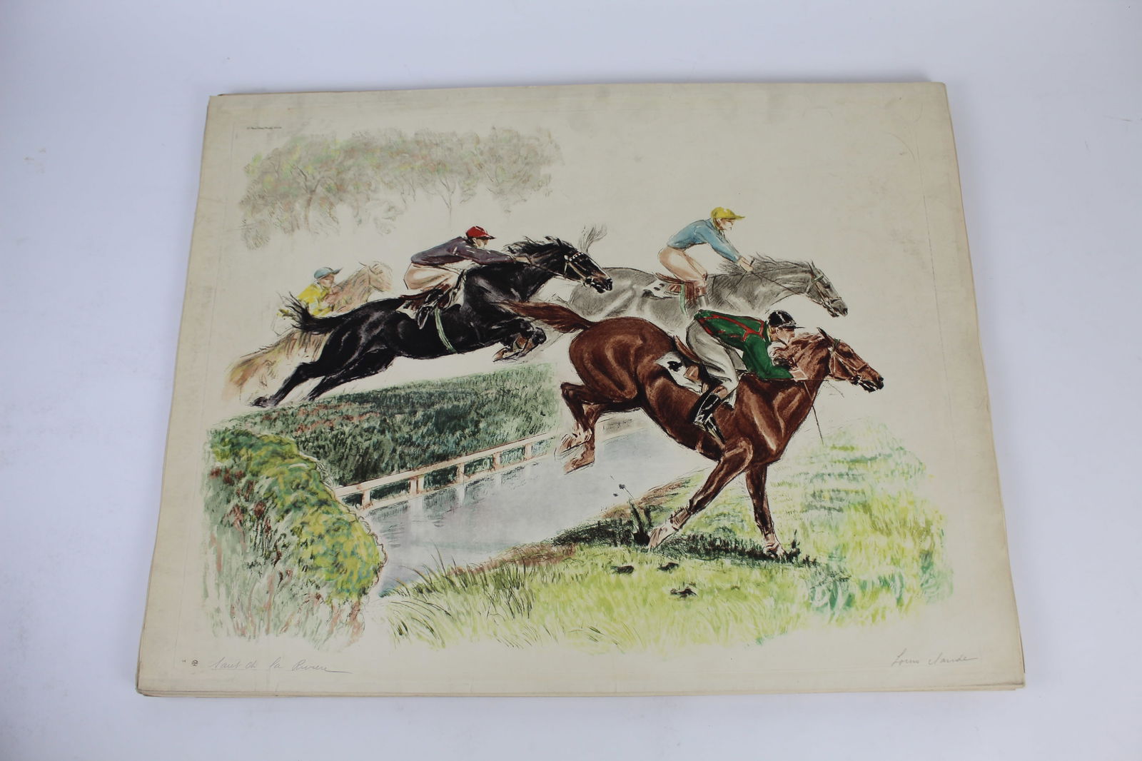 Louis CLAUDE: "Saut au Brook" - 50 Etchings (1 of 9)