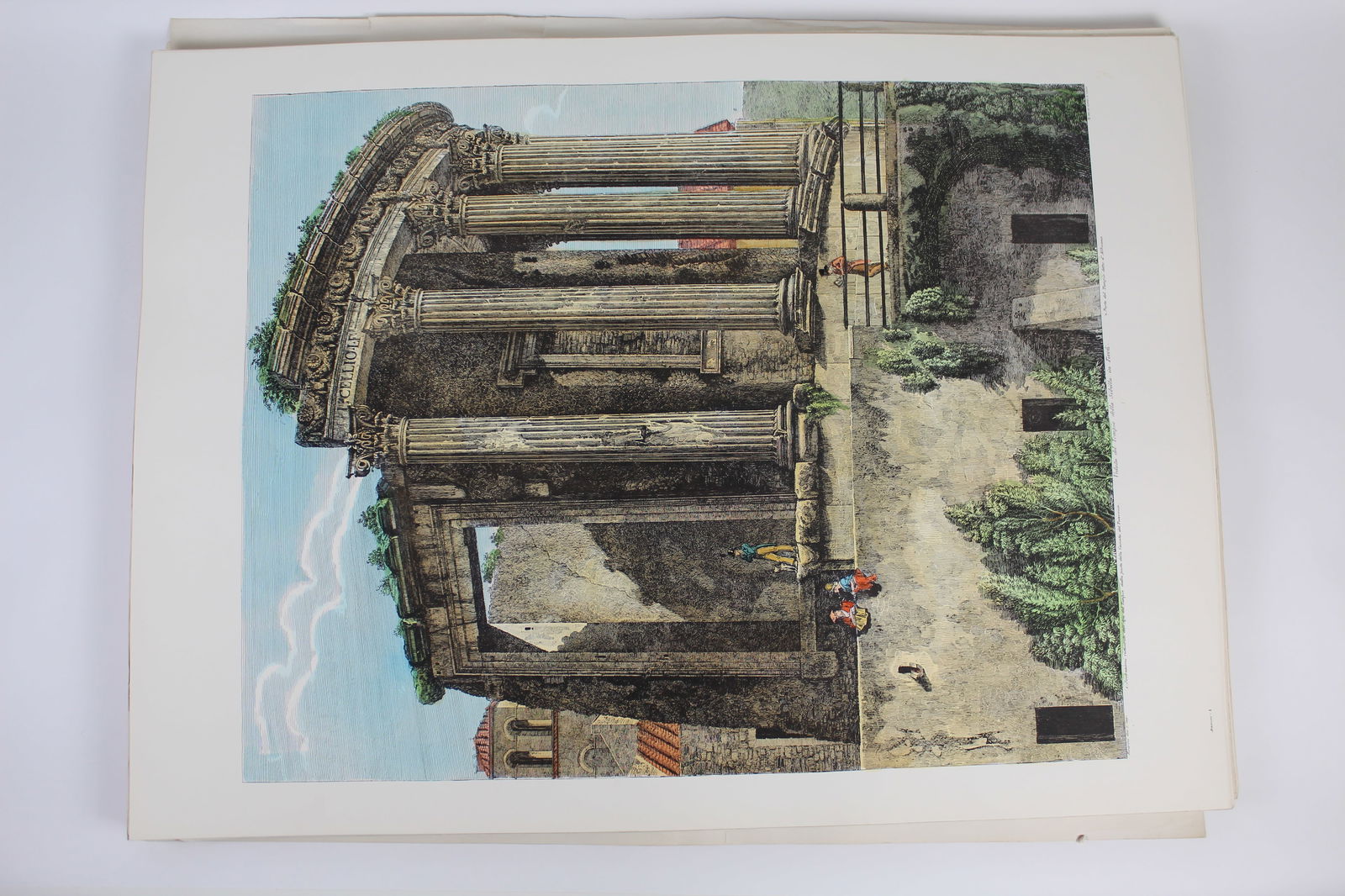 Luigi ROSSINI: "Veduta del Tempio..." - 75+ Engrav (1 of 10)