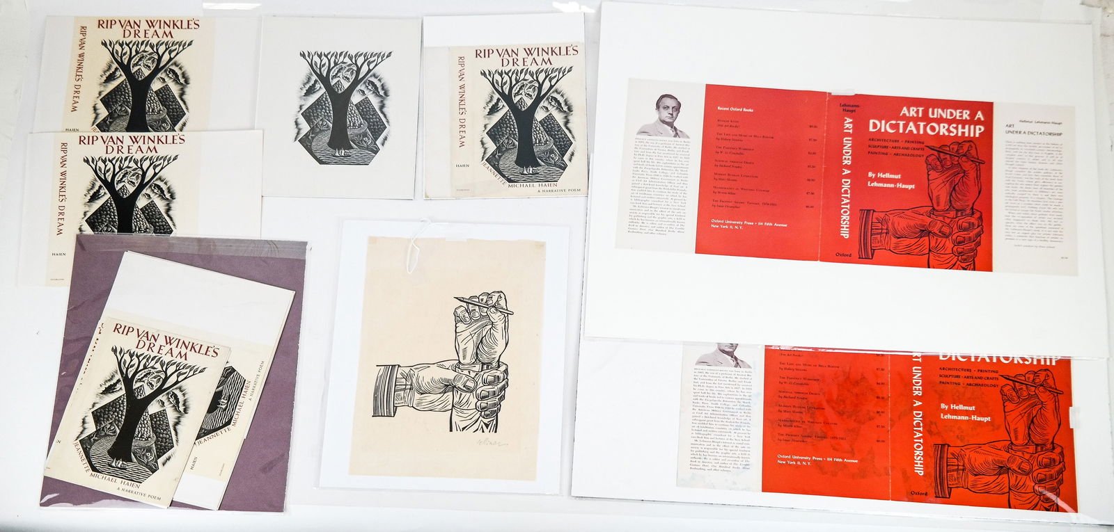 Hans JELINEK: Book Covers & Woodcuts (10+) (1 of 7)