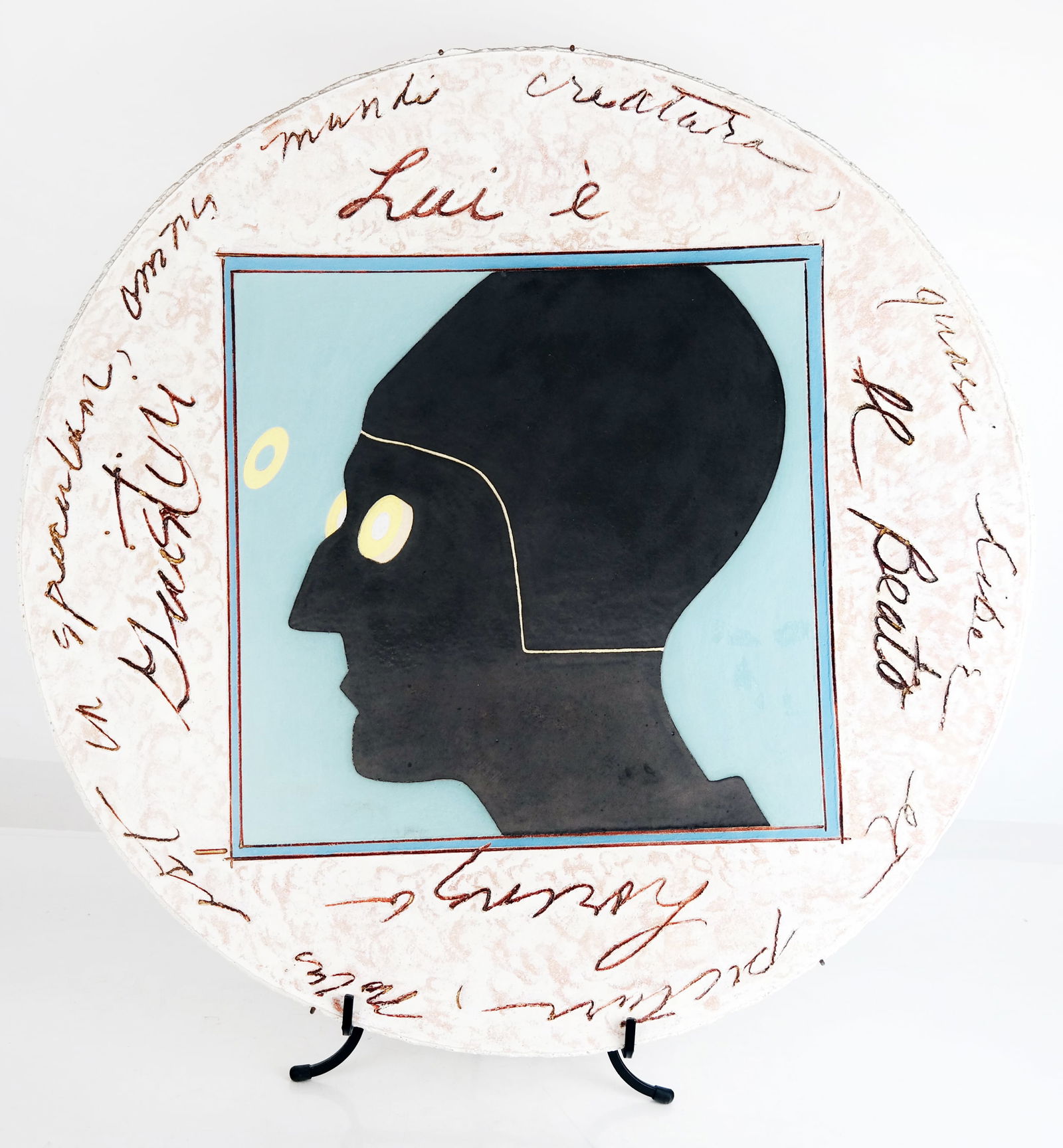 Mary Jane MOROSS Large Ceramic Portrait Charger (1 of 11)