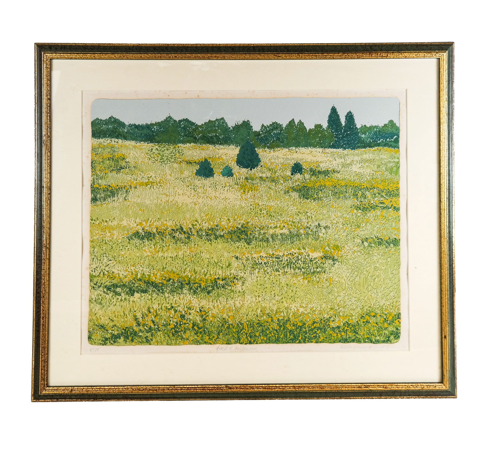 M. SCHUMANN "Field of Goldenrod" Lithograph (1 of 7)