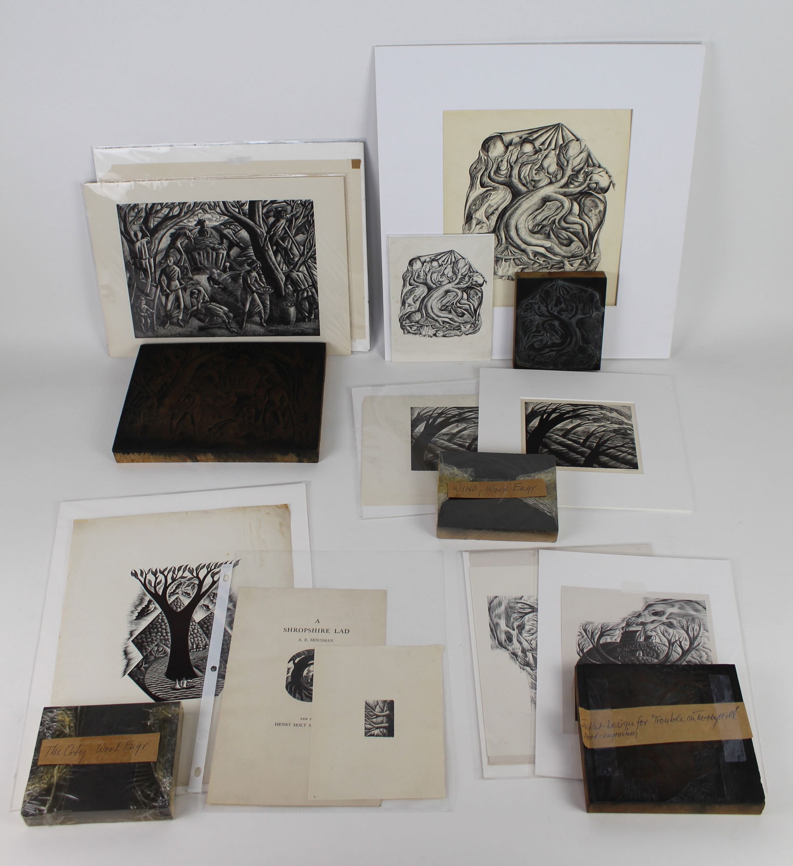 Hans JELINEK: Group of 35 Engrav. & 5 Woodblocks (1 of 11)