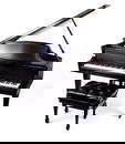 Steinway and Sons Ebony Piano and Bench