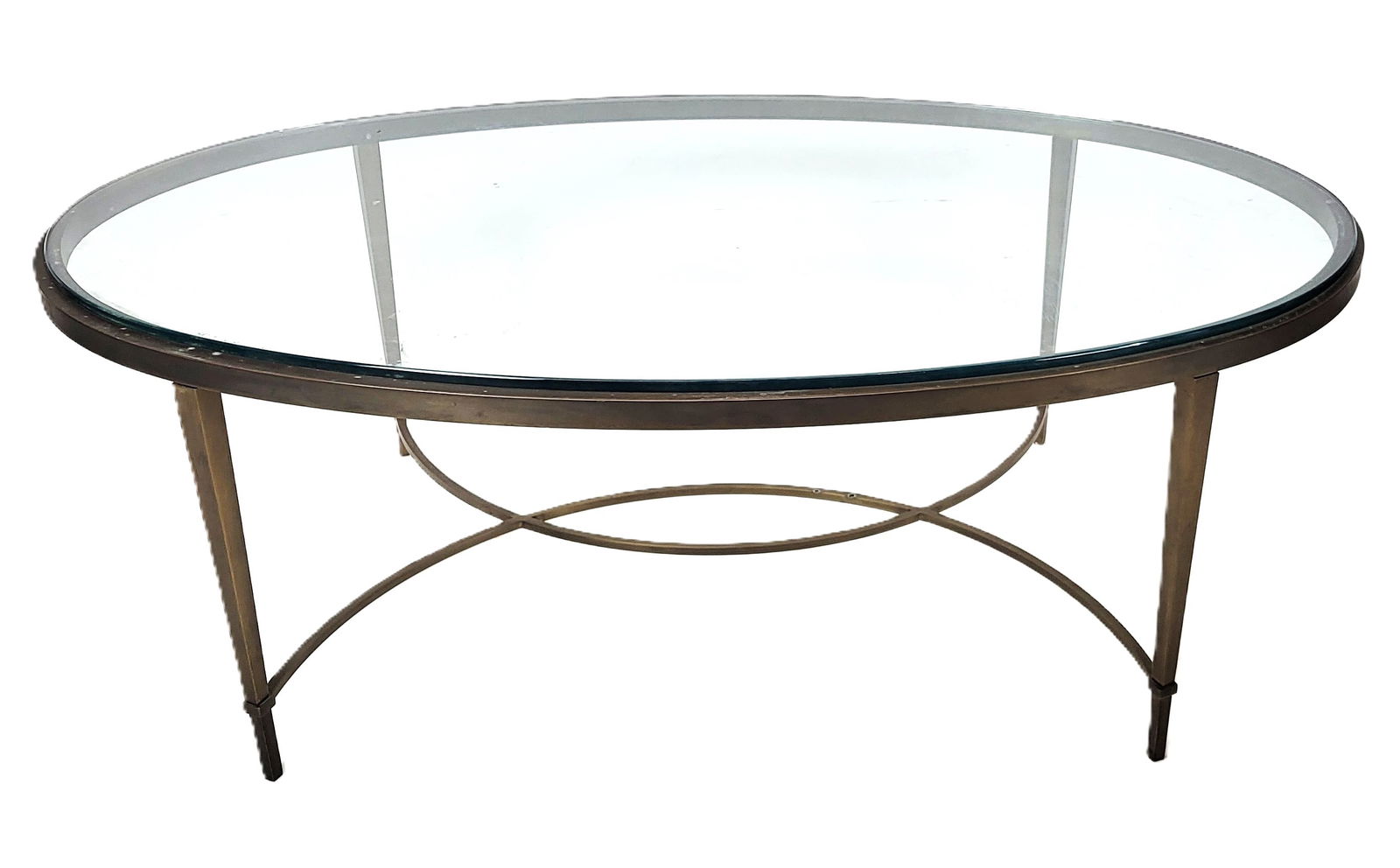 Baker Modern Glass Topped Coffee Table (1 of 6)