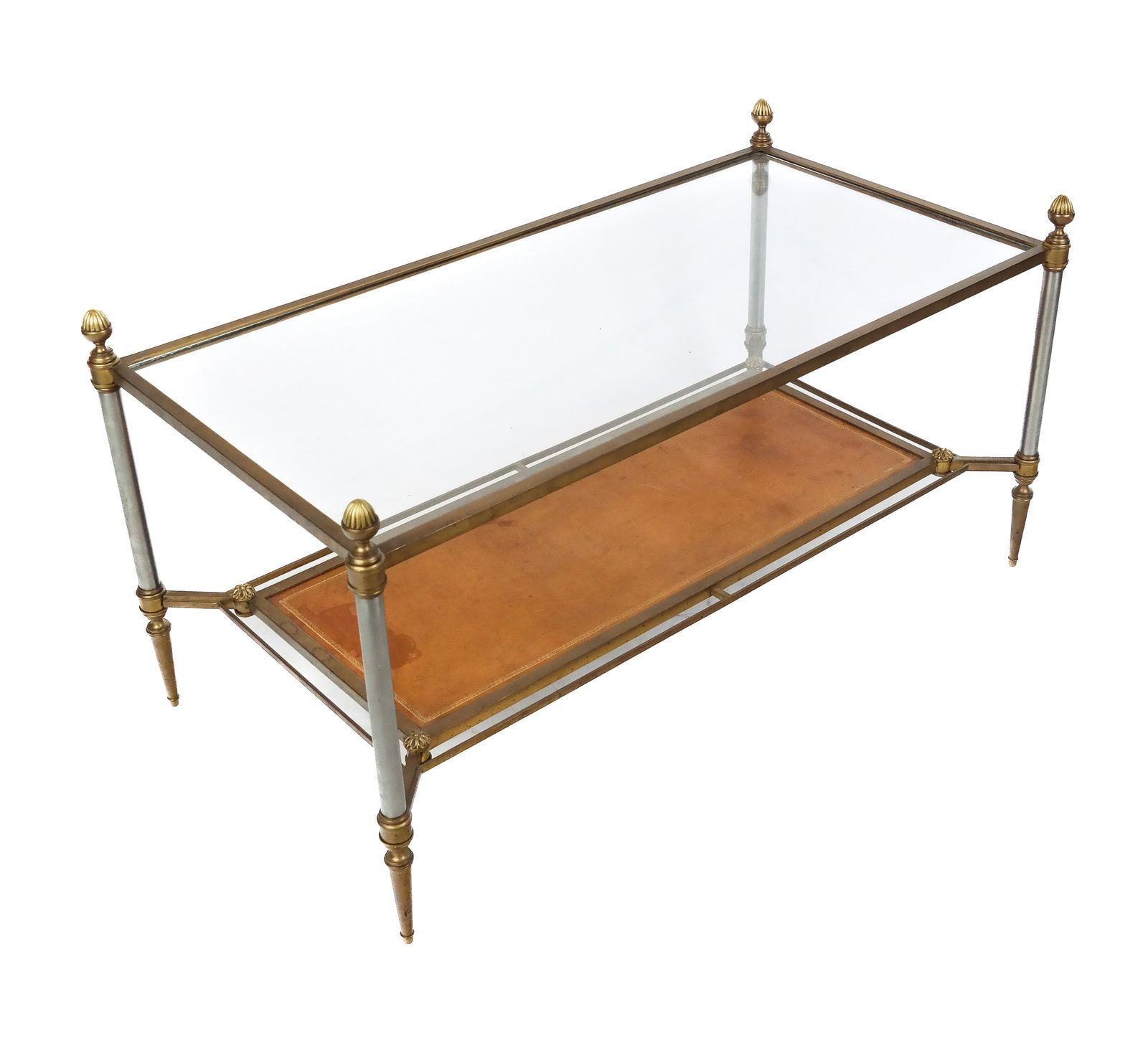 Mid-Century Modern Bronze & Glass Table (1 of 9)