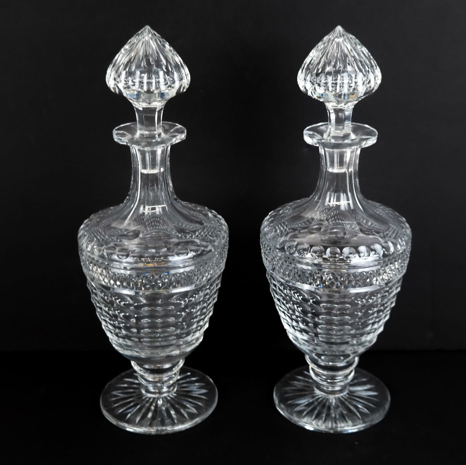 Pair of Crystal Decanters and Stoppers (1 of 6)