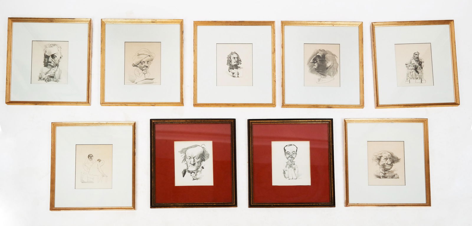 David LEVINE Caricature Lithographs, 9 (1 of 18)