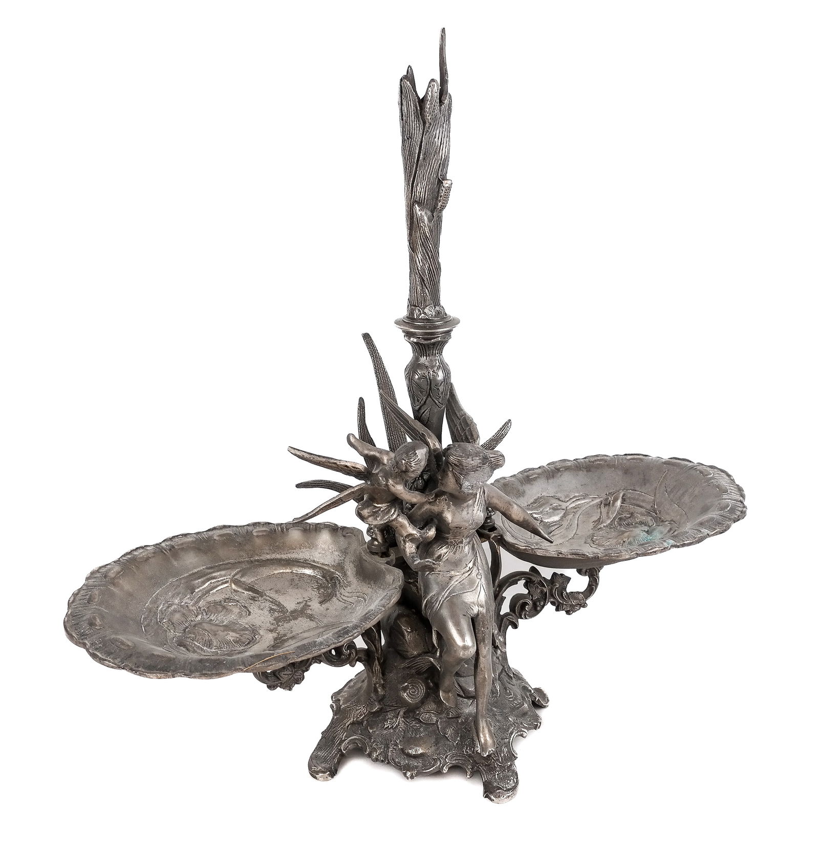 Silverplate Classical Centerpiece Sculpture (1 of 10)