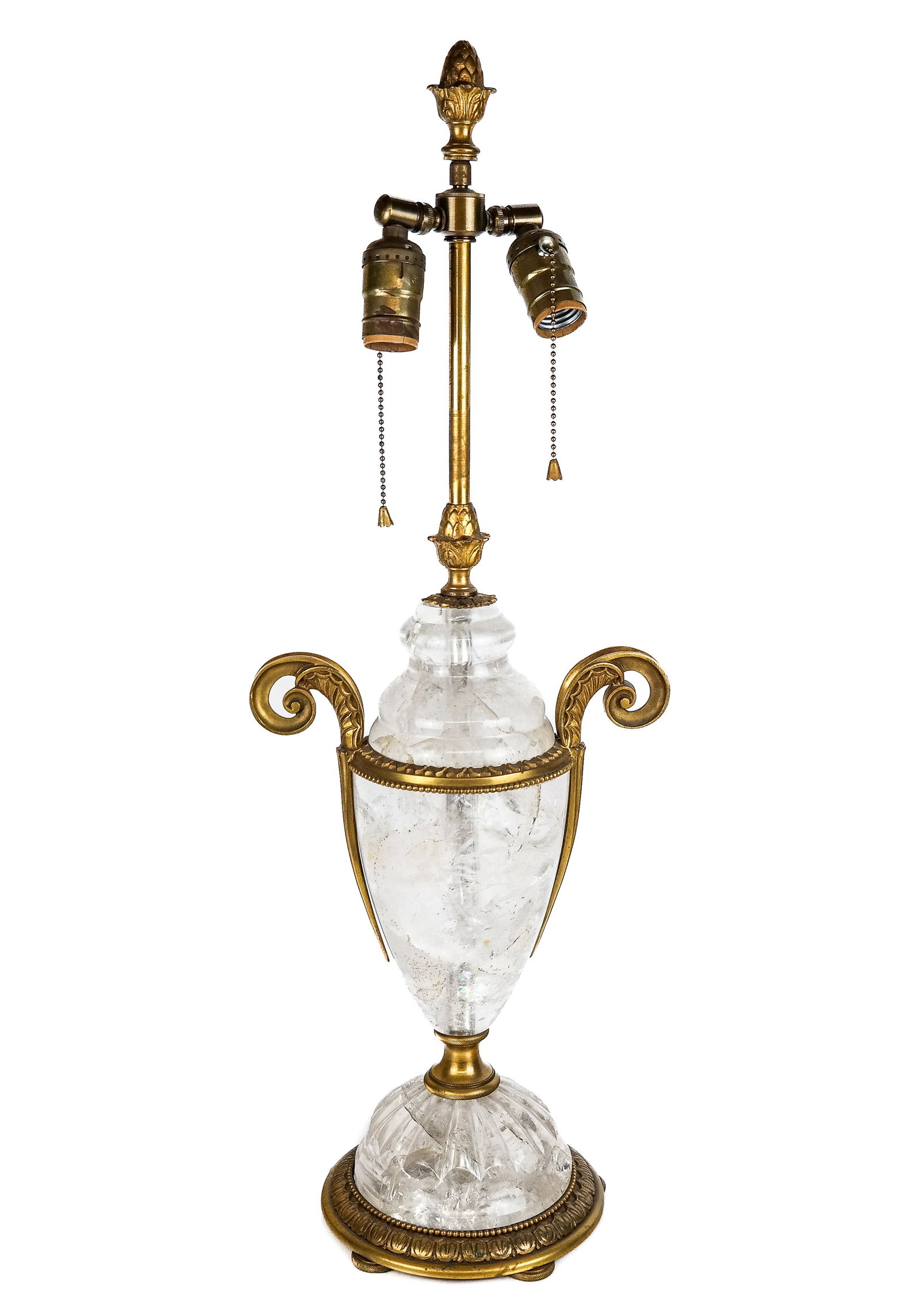 French Bronze & Rock Crystal Lamp (1 of 12)