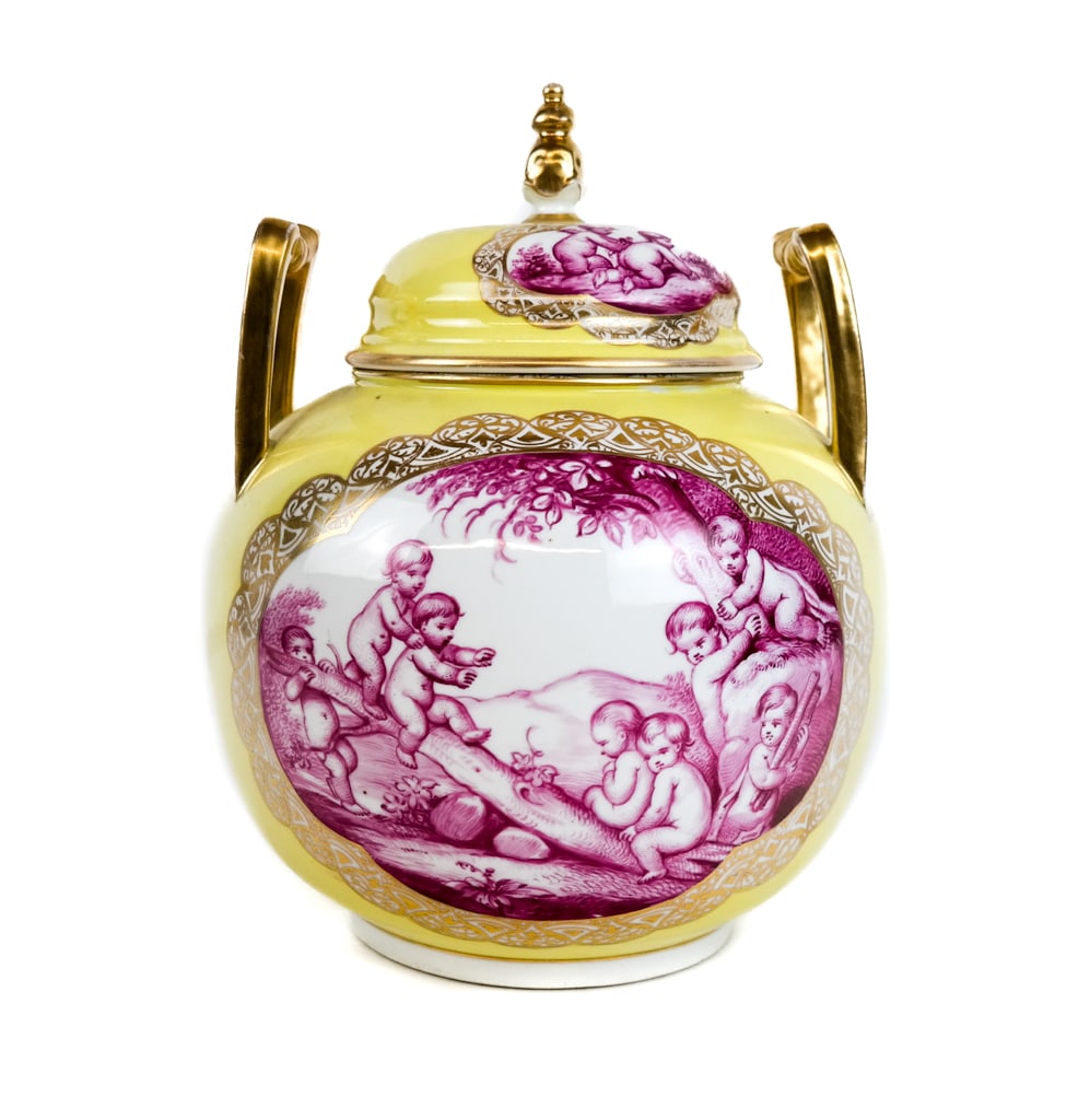 Dresden Porcelain Covered Jar (1 of 13)