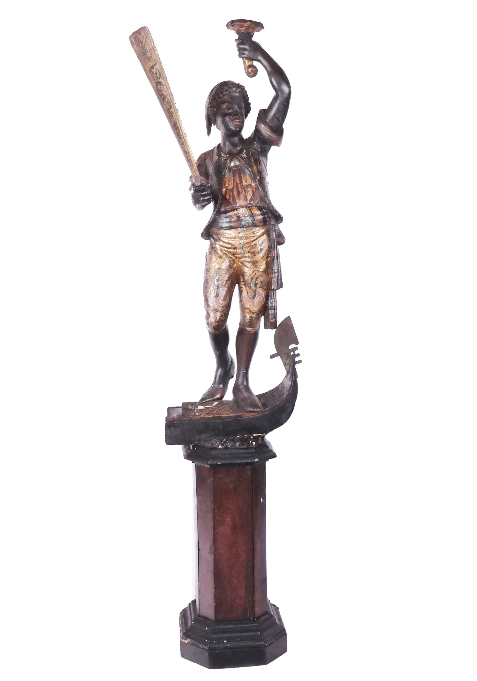 Italian Blackamoor Sculpture of a Gondolier (1 of 15)
