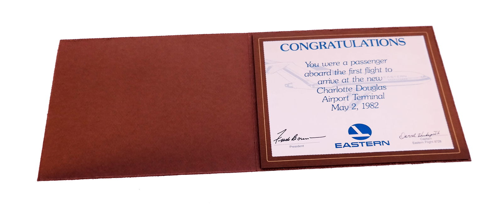 Frank Borman signed Commemorative Certificate (1 of 8)