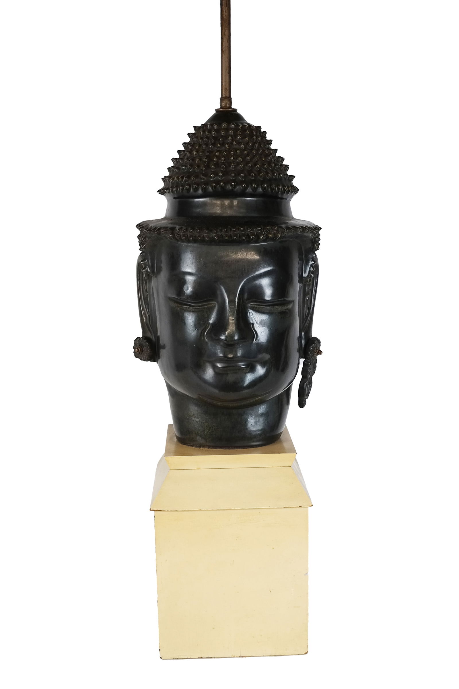 Porcelain Buddha Head Lamp (1 of 12)