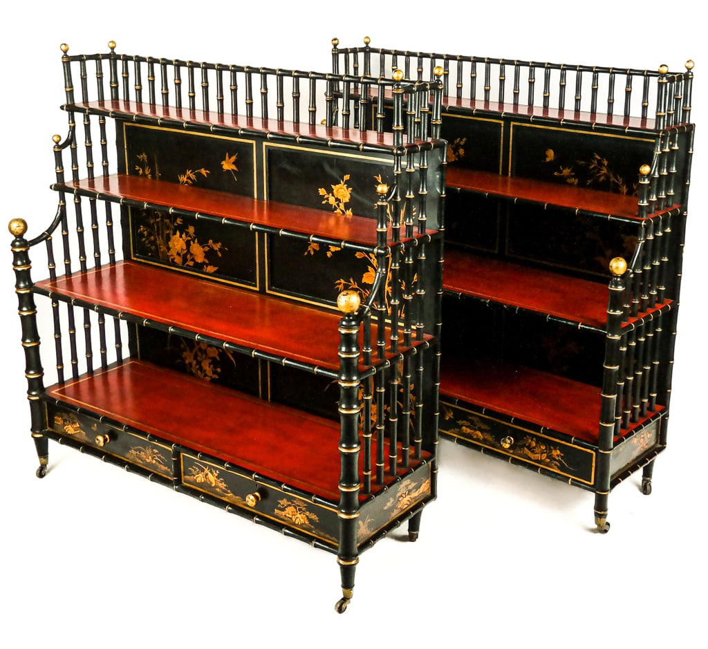 Pair Mario BUATTA for John WIDDICOMB Etageres (1 of 12)