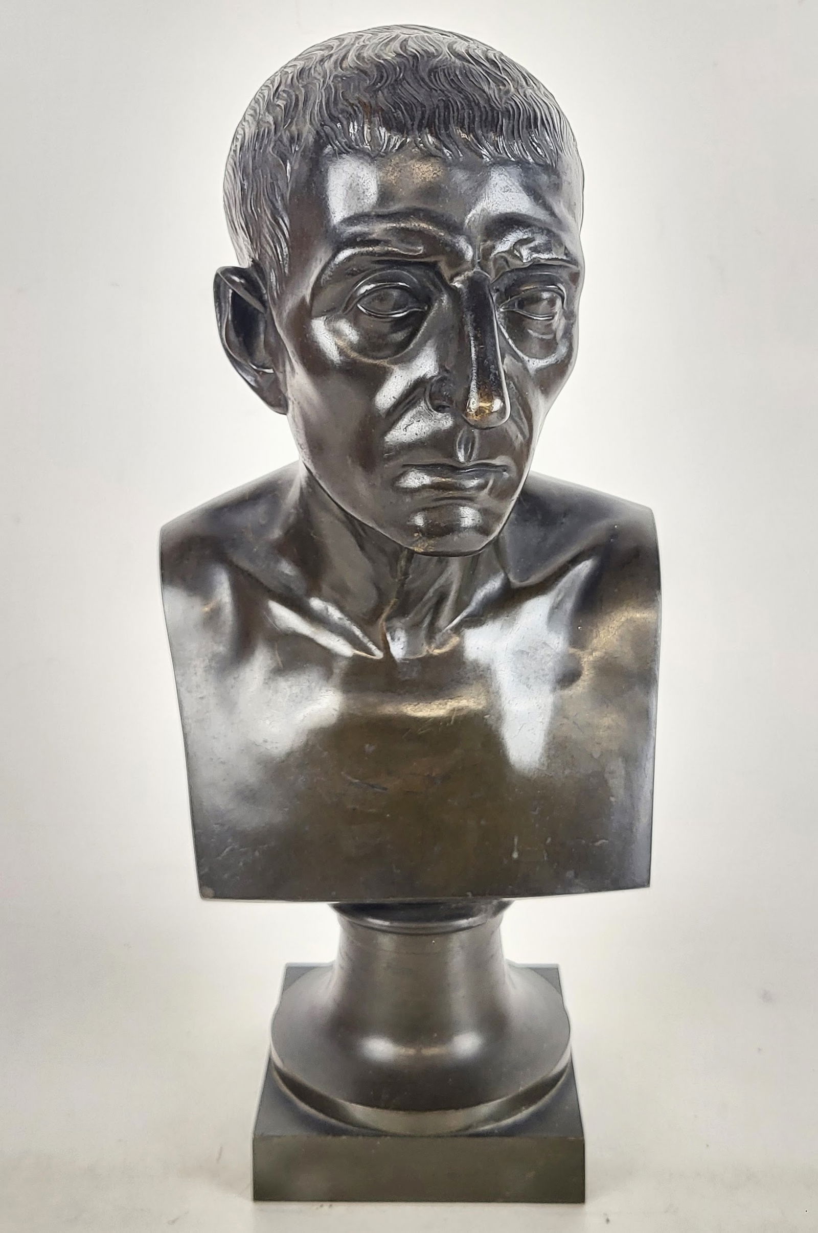 Jacques PERRIN Signed Bronze Bust of Cicero (1 of 9)