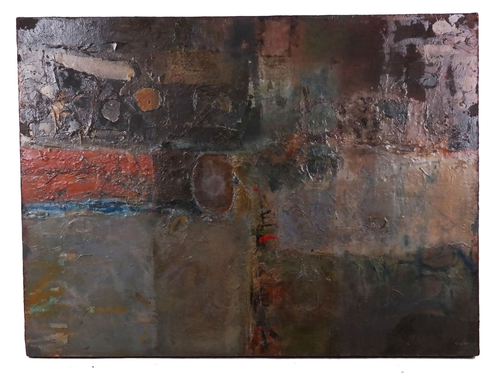 Signed "CARIOLA": Abstract - Painting (1 of 12)