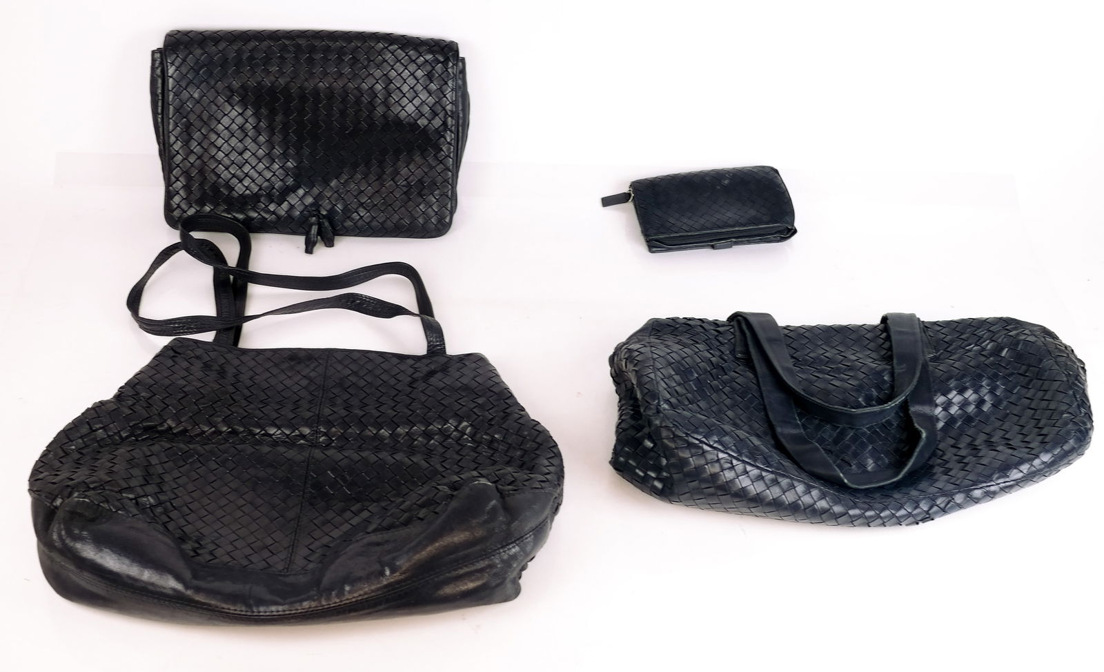 Bottega Veneta Black Woven Leather Accessories, 4 (1 of 11)