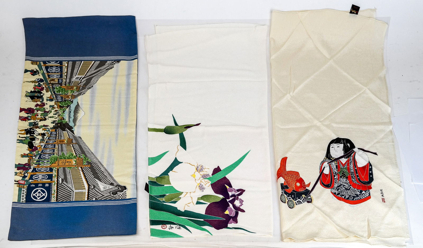 Japanese Printed Silk Scarves, 3 (1 of 17)