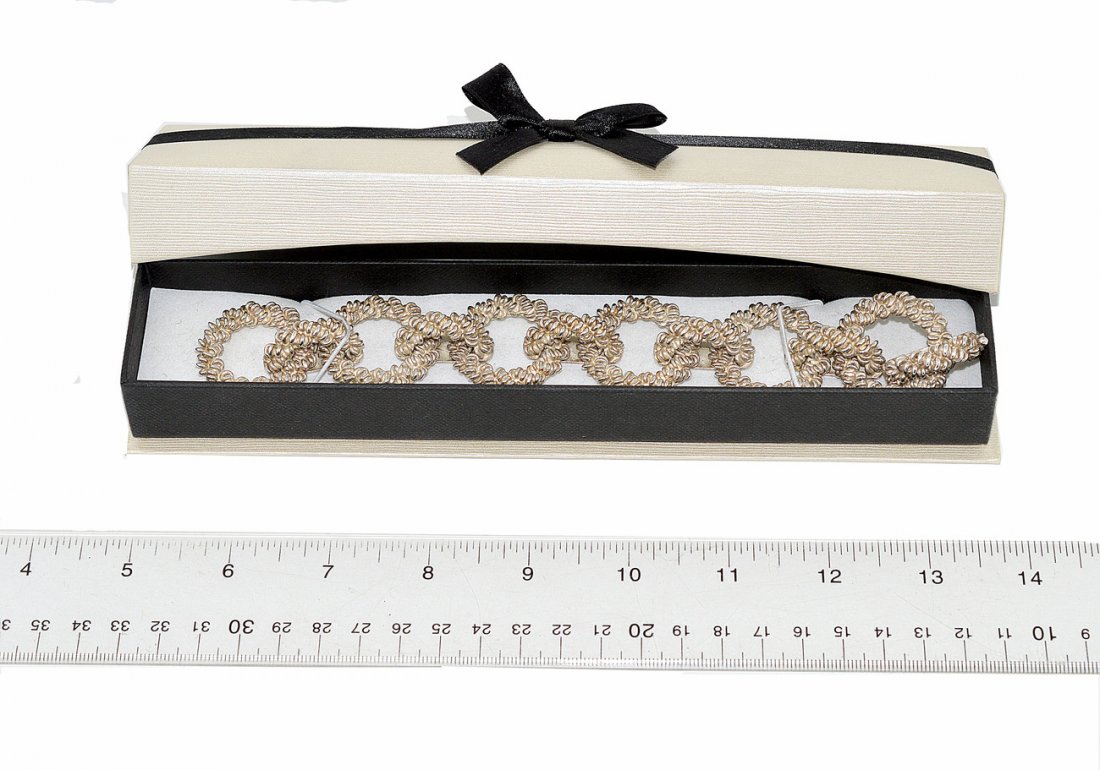 Hermes, Paris Bracelet: Mixed metal rope form bracelet by Hermes, Paris.