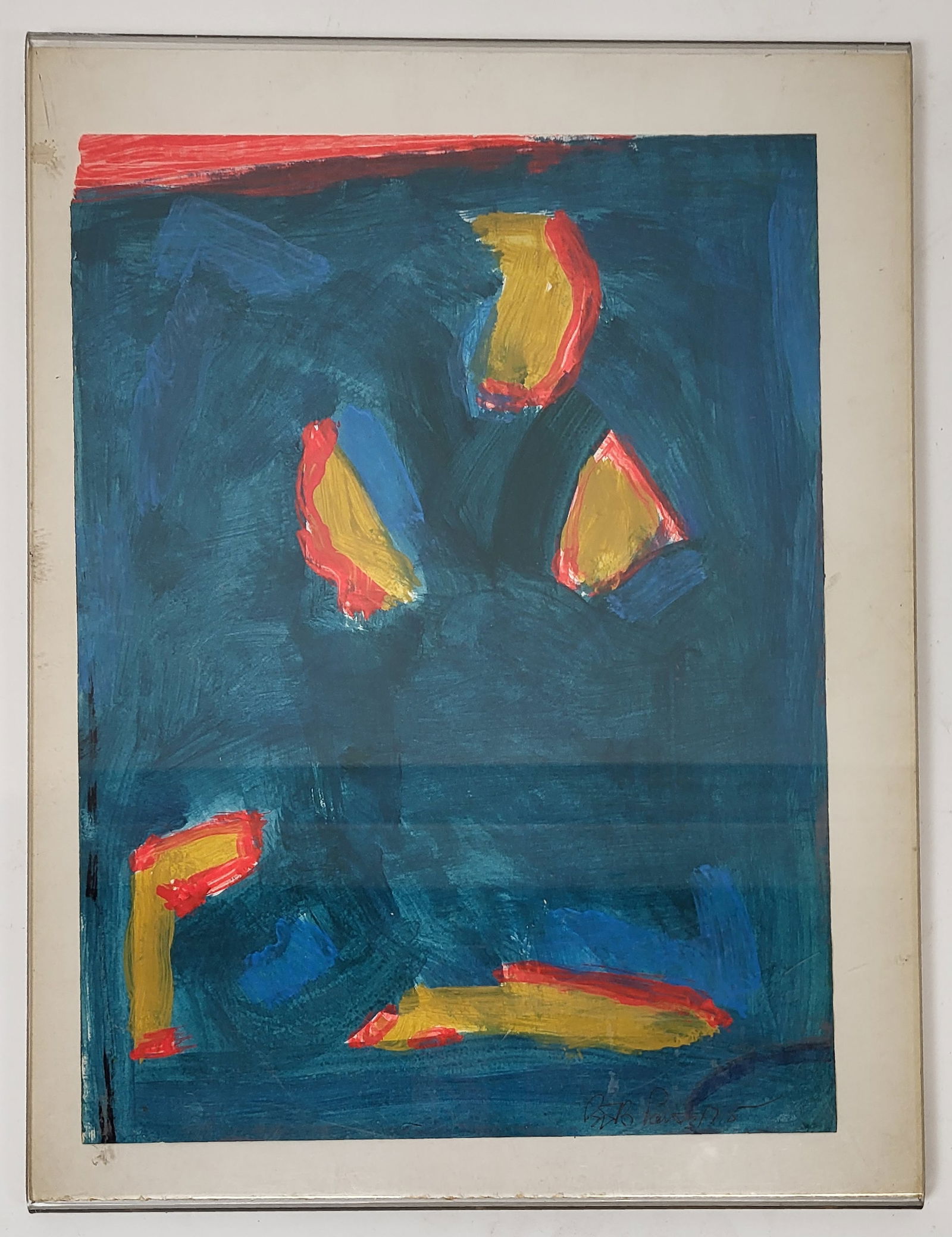 Betty PARSONS: "Love at Sea" (1975) - Signed W/C (1 of 9)