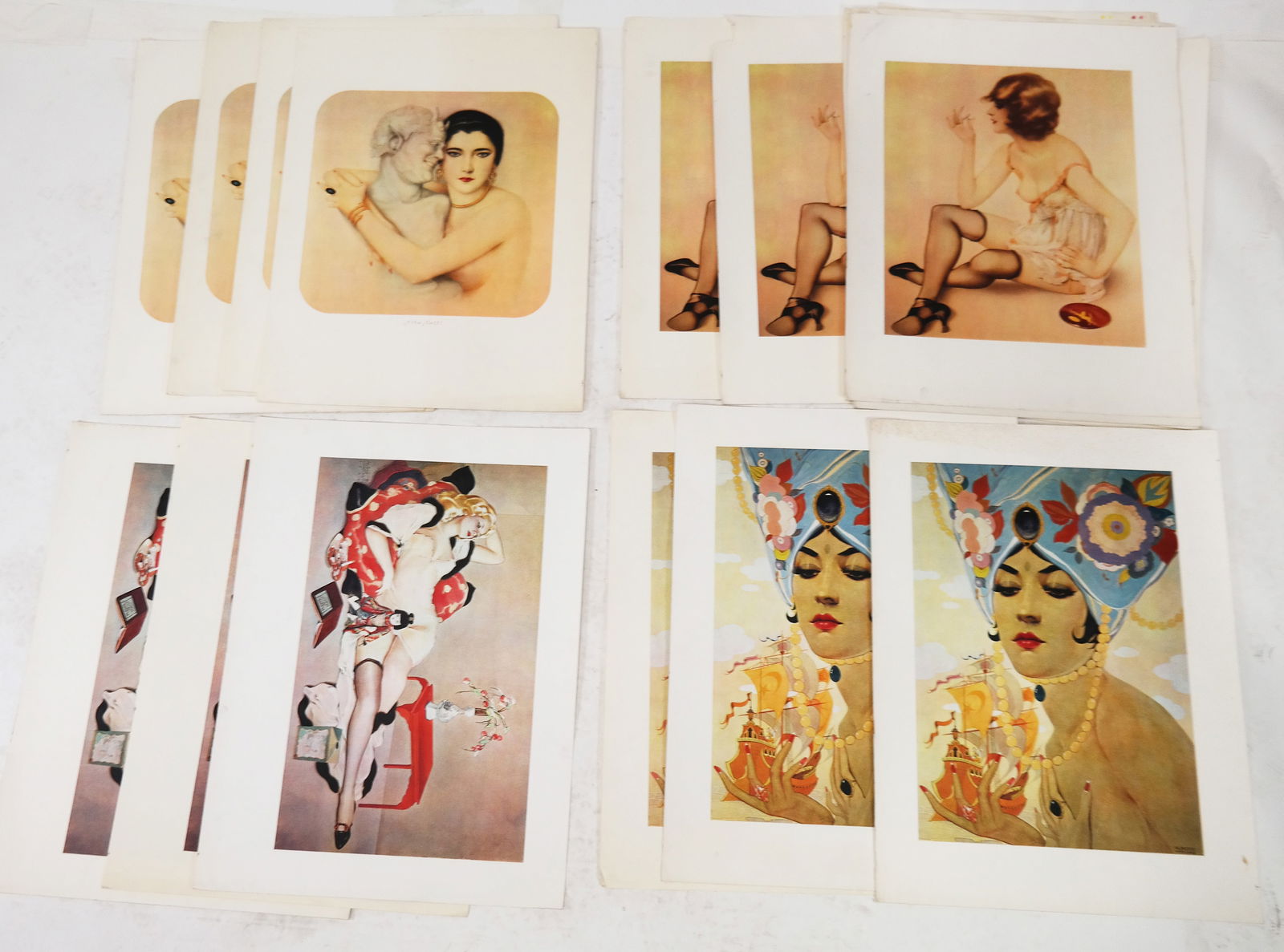 Group of Alberto Vargas Reproduction Prints (18) (1 of 20)