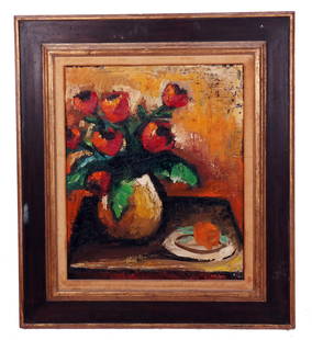 CORNET: Floral Still Life - Acrylic on Canvas