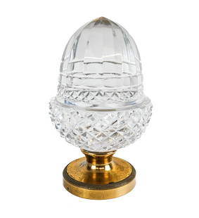 Crystal and Gilt Decorated Ornament