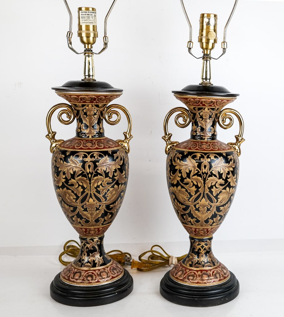 Bombay Venetian Rococo Lamps, Pair (1 of 7)