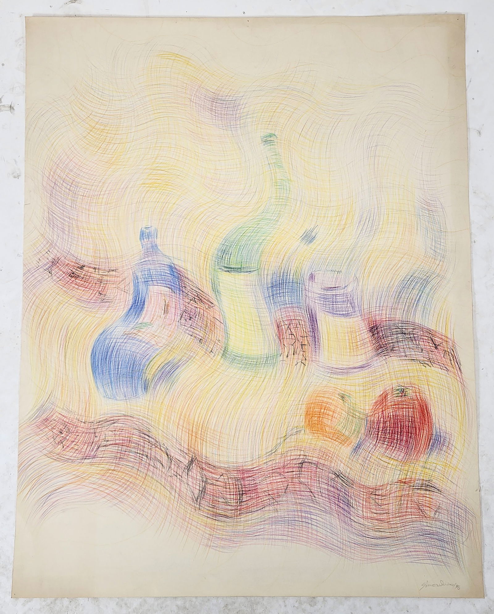 Juan GOMEZ-QUIROZ: Abstract Still Life - Drawing (1 of 6)