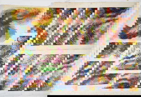 Juan GOMEZ-QUIROZ: 14 Abstract Colored Prints