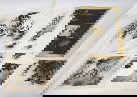Juan GOMEZ-QUIROZ: 12 Abstract B&W Prints