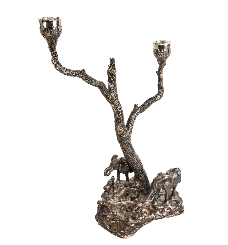 Patrick Mavros Pair of Sterling Silver Candelabra (1 of 20)