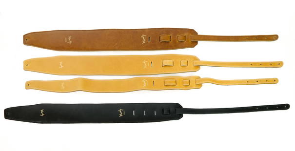 4 Assorted Moody Guitar Straps