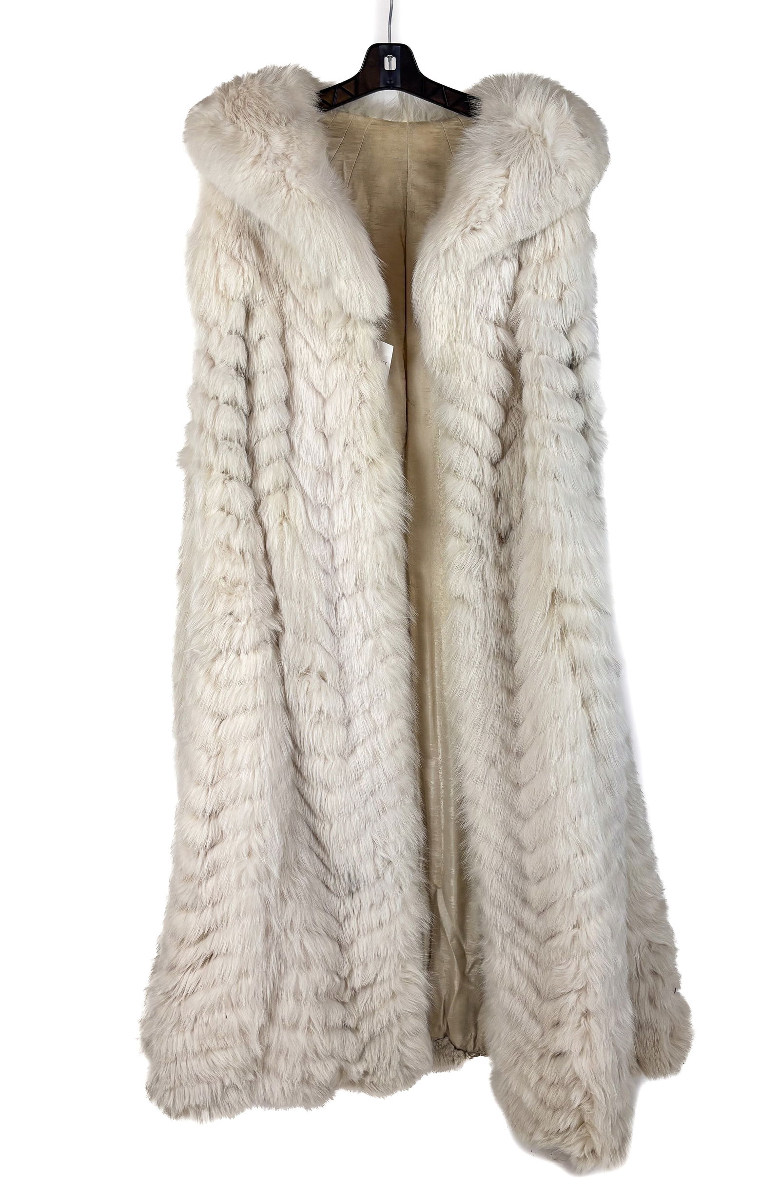 White Fox Fur Cape with Detachable Collar (1 of 12)