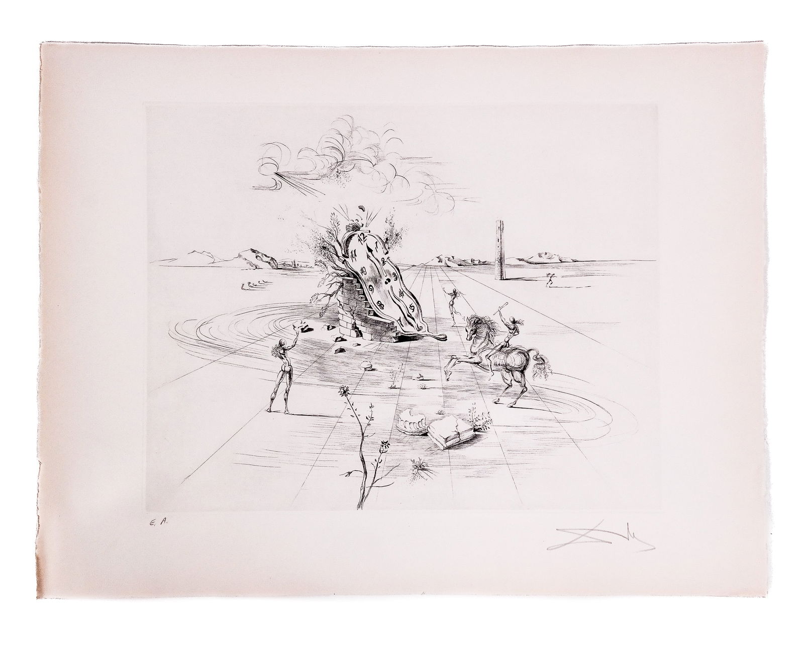 Salvador DALI "Le Cavalier Cosmique" Lithograph (1 of 7)