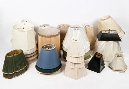 Group of Assorted Lampshades, 35+