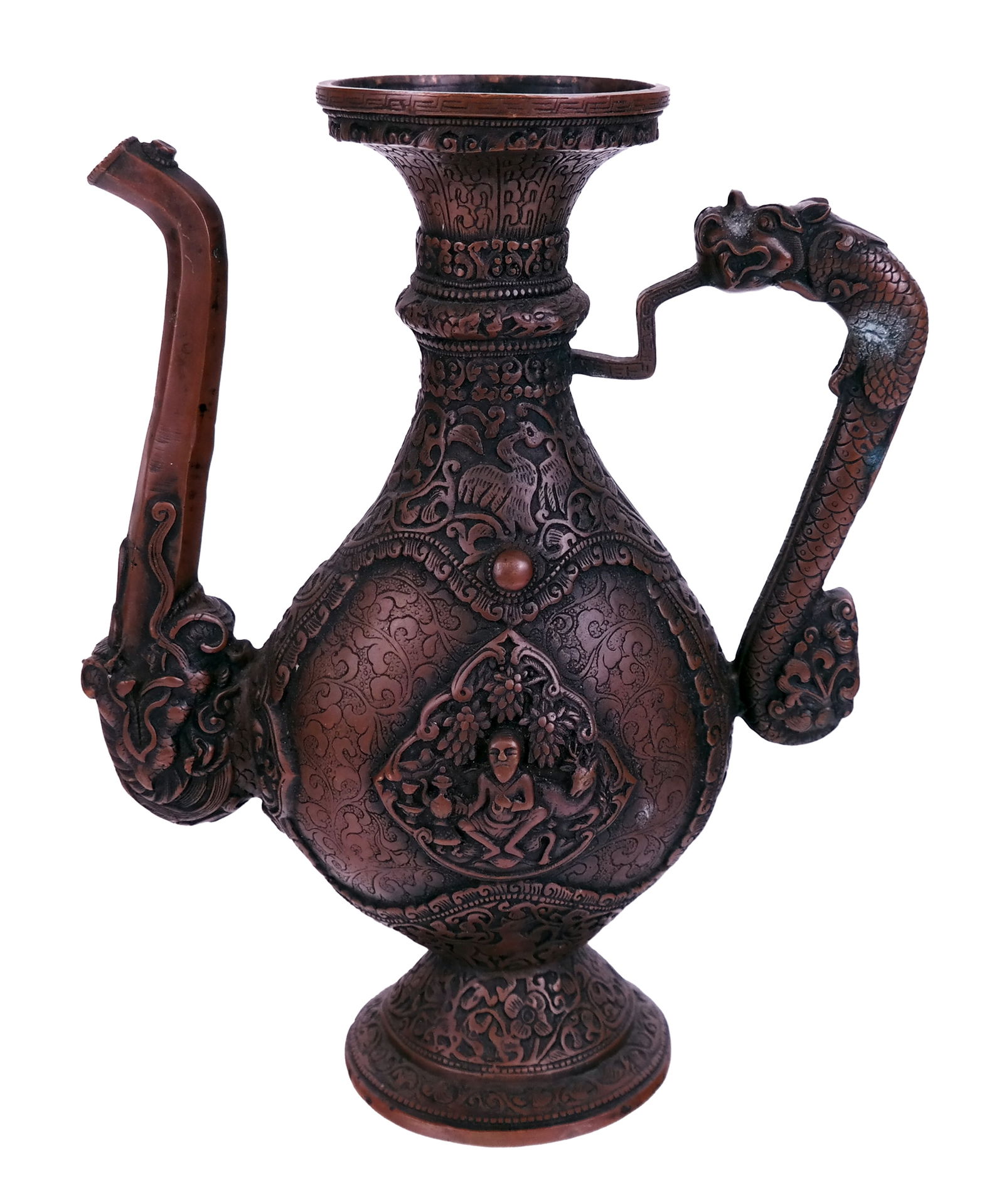 Tibetan Bronze Teapot (1 of 9)