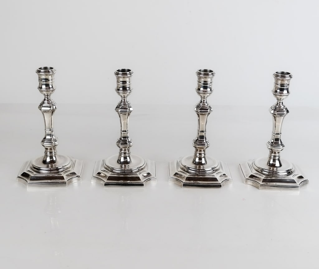 Tiffany & Co. Four Sterling Silver Candlesticks (1 of 10)