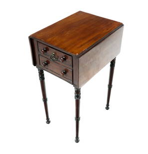 Faux Front Walnut Work Table