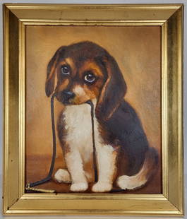 Style of Robert GUZMAN-FORBES: Beagle Puppy