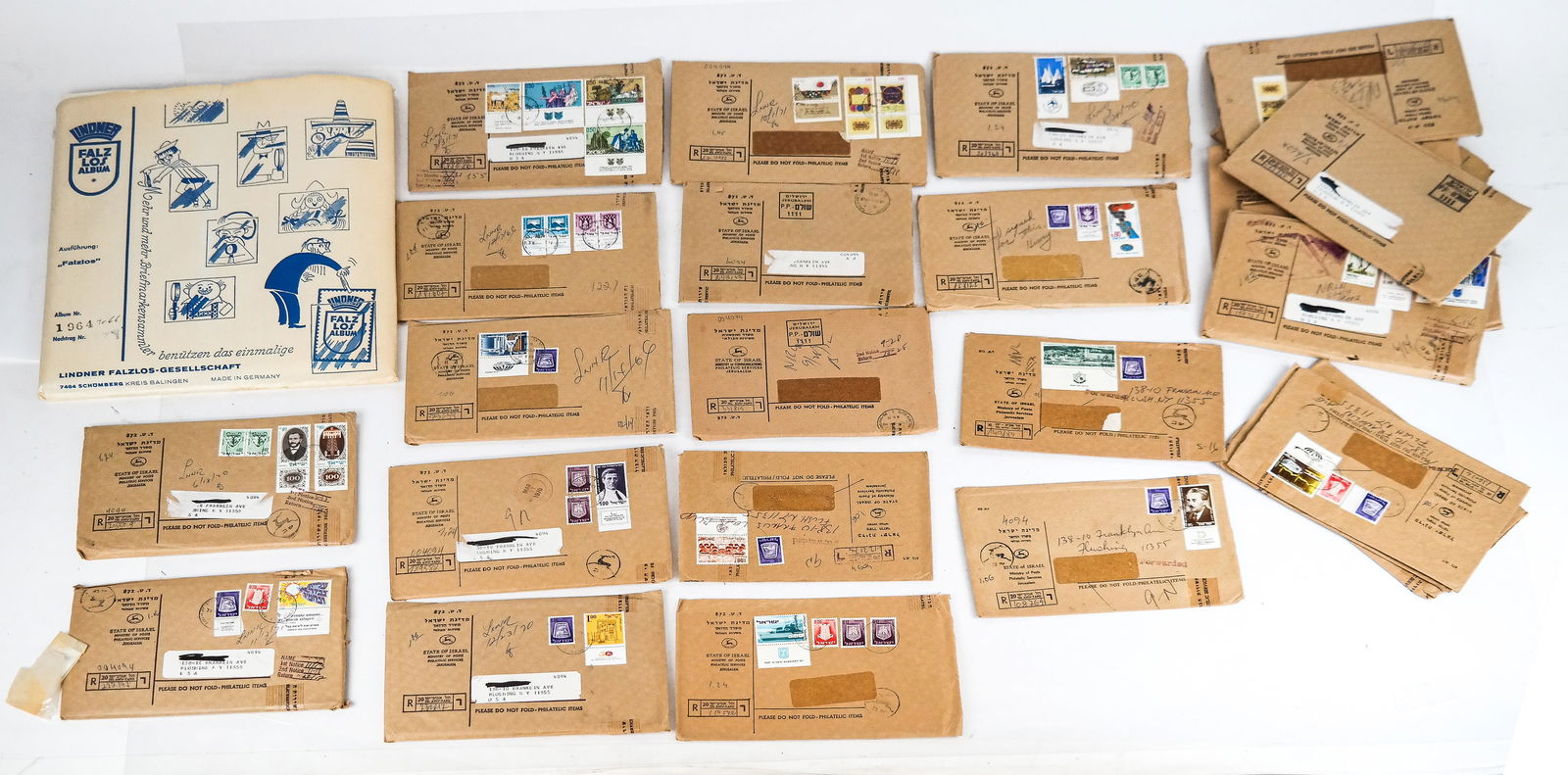 Large Group of Collectible Israeli Stamps (1 of 19)