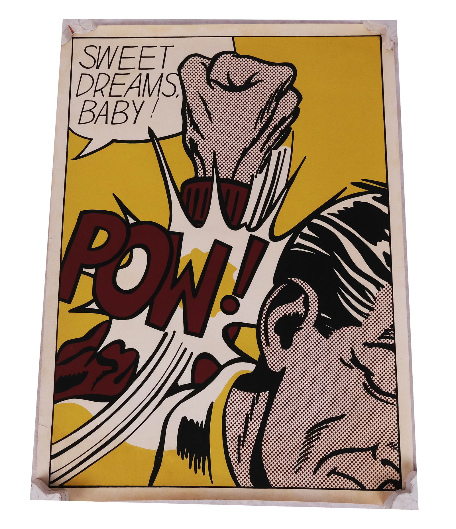 After LICHTENSTEIN Sweet Dreams, Baby Screenprint (1 of 8)